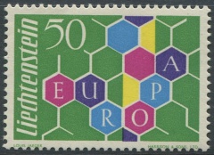 'Liechtenstein EUROPA 1960'