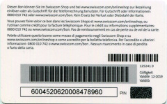 Swisscom Geschenkkarte