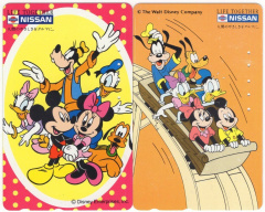 '2 Disney Motiv Telefonkarten aus Japan'