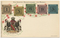 'Die ersten Briefmarken von Baden.'