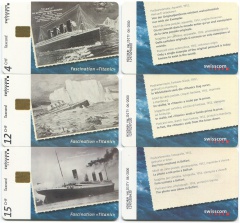 'Titanic Taxcard-Set'