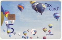 CHF 5 Swisscom Heissluftballon