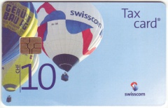 'CHF 10 Swisscom Heissluftballon'